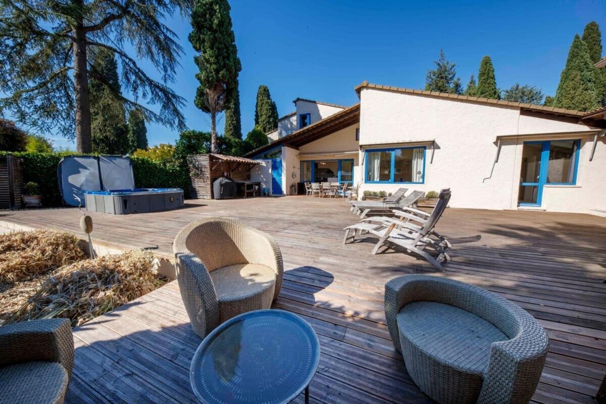 06V - Beautiful Villa With Spa Pool And Tennis Biot Zewnętrze zdjęcie
