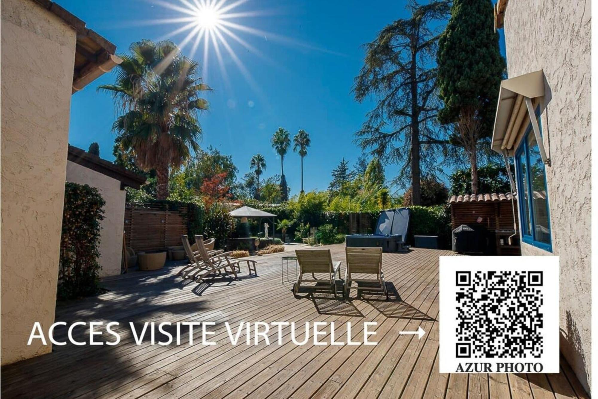 06V - Beautiful Villa With Spa Pool And Tennis Biot Zewnętrze zdjęcie